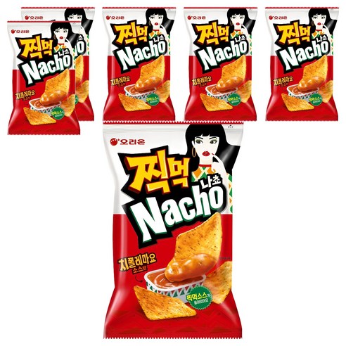 오리온 찍먹 나쵸 치폴레마요소스맛, 84g, 6개