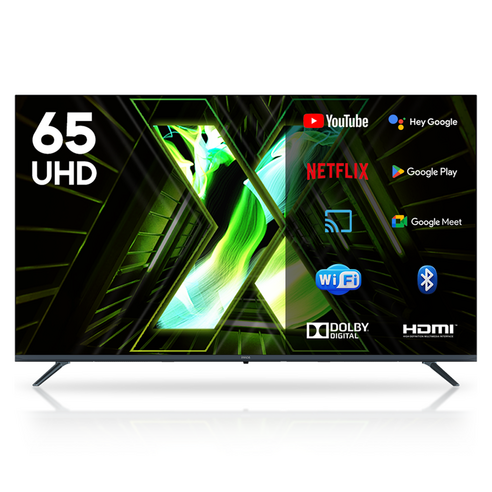 이노스 4K UHD LED 구글 3.0 스마트 TV 고객직접설치, X65, 스탠드형, 165.1cm