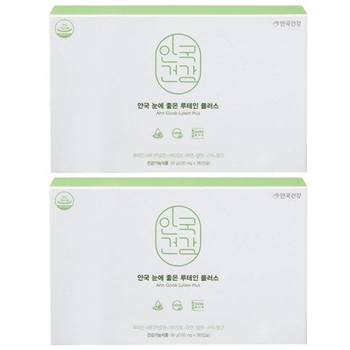 안국건강 NEW 눈에좋은 루테인 플러스, 60캡슐, 6개