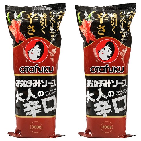 오타후쿠 오코노미 소스 어른의 매운맛, 2개, 300g