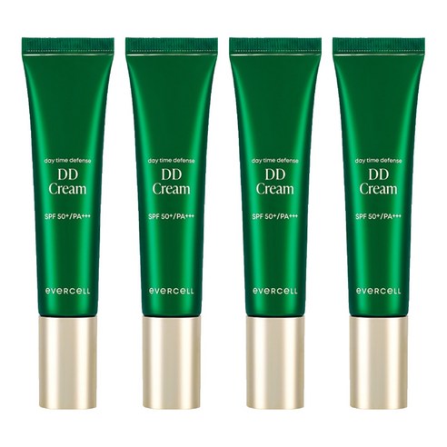 에버셀 데이 타임 디펜스 DD 크림 SPF50+ PA+++, 35ml, 베이지, 4개
