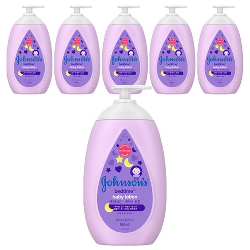 존슨즈베이비 베드타임 베이비 로션, 500ml, 6개