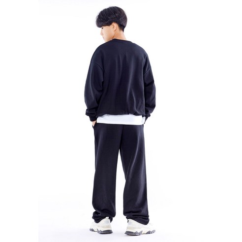 國中 時尚 男孩 女孩 普通 衣服 上下衣服 褲子 套裝 國中