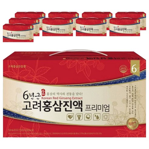 고려홍삼진흥원 6년근 고려홍삼진액 프리미엄, 50ml, 300개