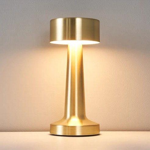 시나브로 바이브소울 LED 미니 무선 무드 감성 램프 VB-03, VB-01 Gold