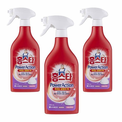 홈스타 파워액션 뿌리는 곰팡이 싹 세정제, 500ml, 3개