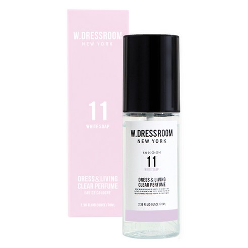 더블유드레스룸 NEW 드레스퍼퓸 S2 70ml, No 11 화이트솝, 1개