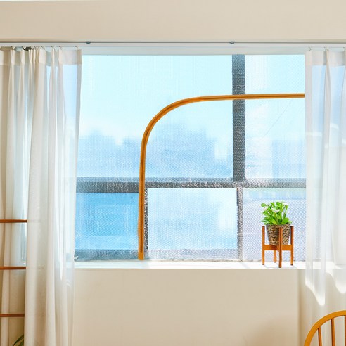 알뜨리 에어캡 방풍비닐 창문용 브라운지퍼 대 300 x 120 cm + 양면테이프