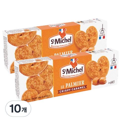 생미쉘 카라멜 버터쿠키, 100g, 10개