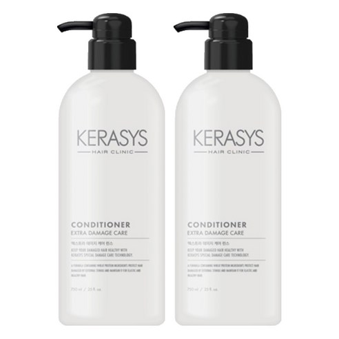 케라시스 엑스트라 데미지 케어 린스 프루티엠버 플로랄 오리엔탈 향, 750ml, 2개