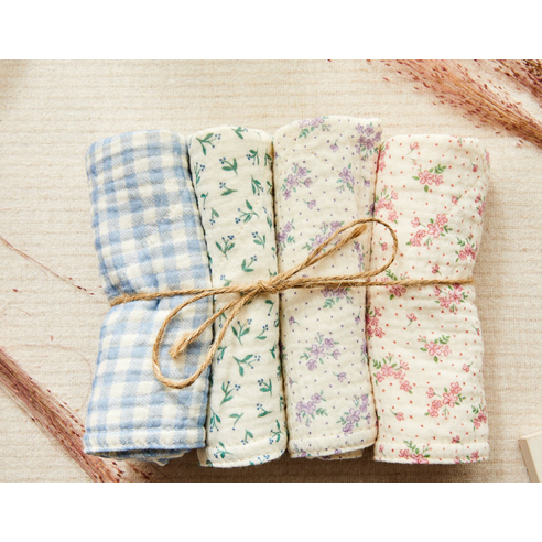 뽀송함이 남다른 4중 거즈 행주로 설거지 스트레스 날려버리세요!