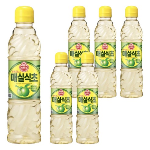 오뚜기 매실 식초, 900ml, 6개