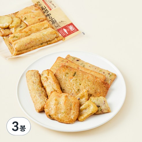 고래사어묵 모듬 국탕용 어묵, 420g, 3봉