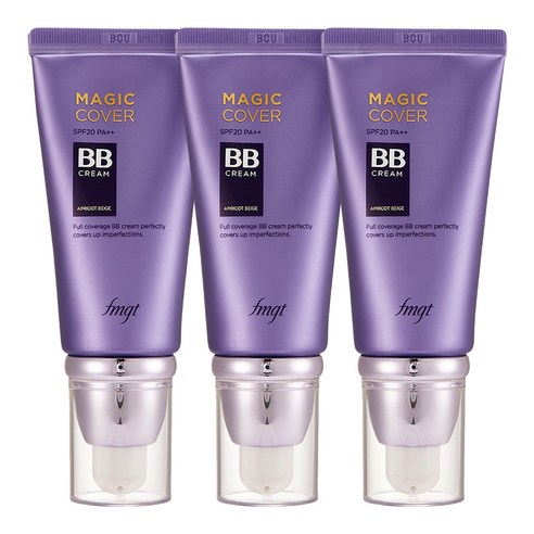 더페이스샵 fmgt 매직 커버 비비크림 SPF20 PA++, V203 내추럴베이지, 45ml, 3개