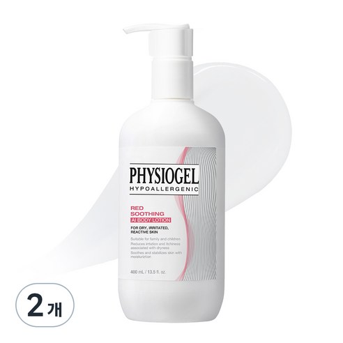 피지오겔 레드수딩 AI 바디로션, 400ml, 2개