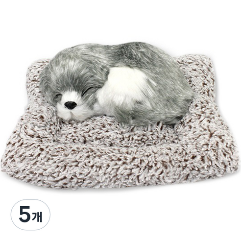 오토크루 잠자는 강아지 인형 제습 탈취 인형, 1개, 5개