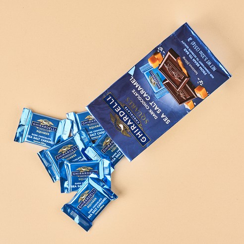 기라델리 다크 초콜릿 씨솔트 카라멜 스퀘어: 달콤함과 짠맛의 완벽한 균형