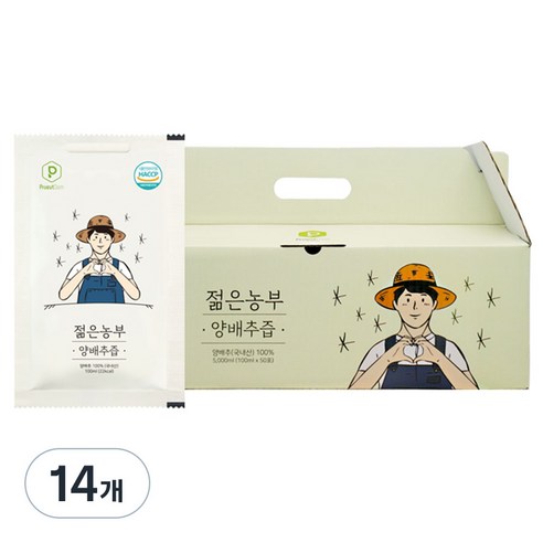 젊은농부 양배추즙, 5000ml, 14개