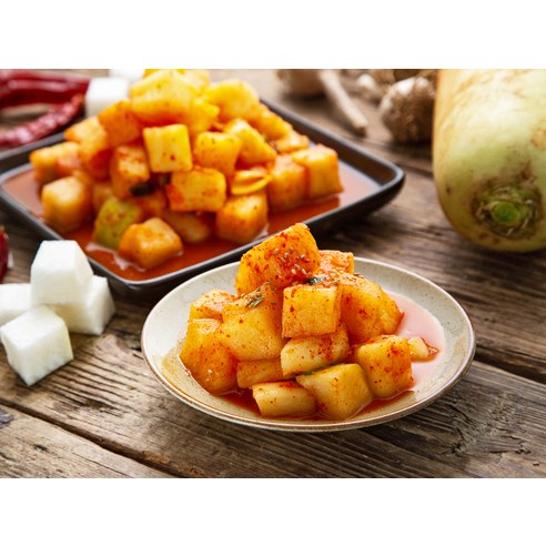 곰곰 국내산 깍두기: 정통적인 풍미와 편리함의 완벽한 조화