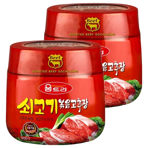 움트리 쇠고기 볶음고추장, 2개, 900g