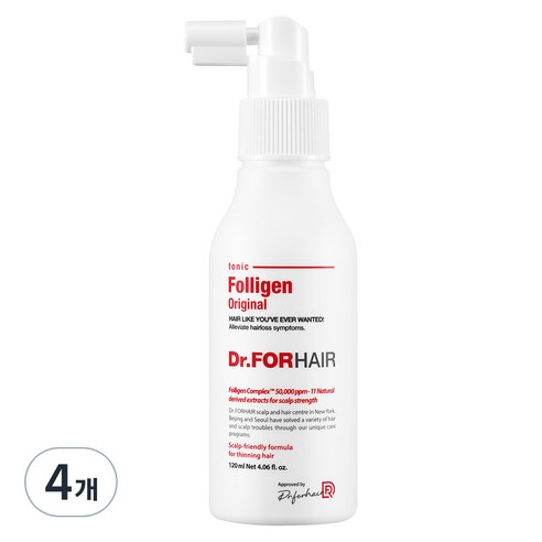 닥터포헤어 폴리젠 헤어토닉, 4개, 120ml