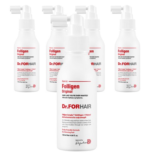 닥터포헤어 폴리젠 헤어토닉, 5개, 120ml