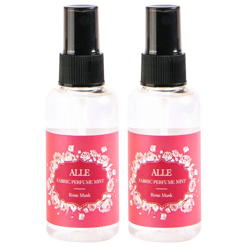알레 섬유향수 60ml, 로즈머스크, 2개