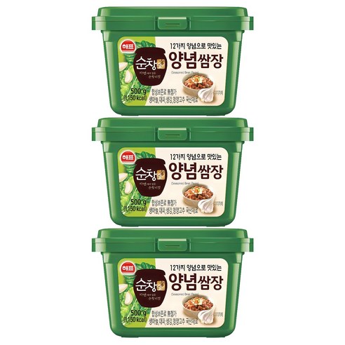 순창궁 12가지 양념으로 맛있는 양념쌈장, 500g, 3개