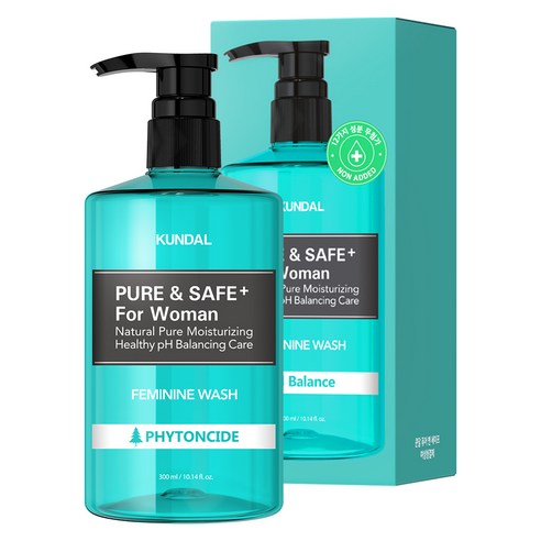 쿤달 페미닌 워시 여성청결제 피톤치드향, 300ml, 1개