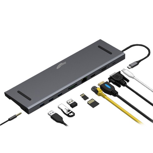 애니포트 10포트 C타입 맥북 및 삼성 덱스 미러링 지원 멀티포트 USB 허브 도킹 스테이션 AP-TC101HVL 삼성덱스스테이션 애니포트 10포트 C타입 맥북 및 삼성 덱스 미러링 지원 멀티포트 USB 허브 도킹 스테이션 AP-TC101HVL 삼성덱스스테이션