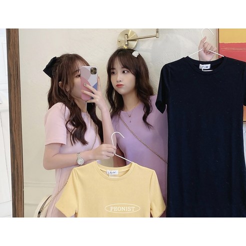 피어니스트 데일리 반팔 미니 저지 원피스 후기
