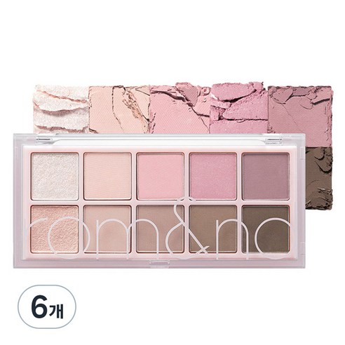 롬앤 베러 댄 팔레트, 06 피오니 누드 가든, 6개