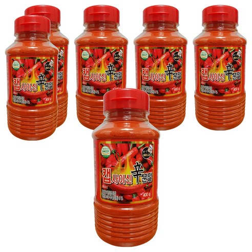 두원식품 캡사이신 분말, 400g, 6개
