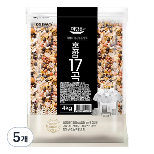 더담은 혼합 17곡, 4kg, 5개