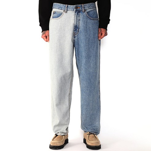 아조바이아조 남성용 Twofold Washed Jeans
