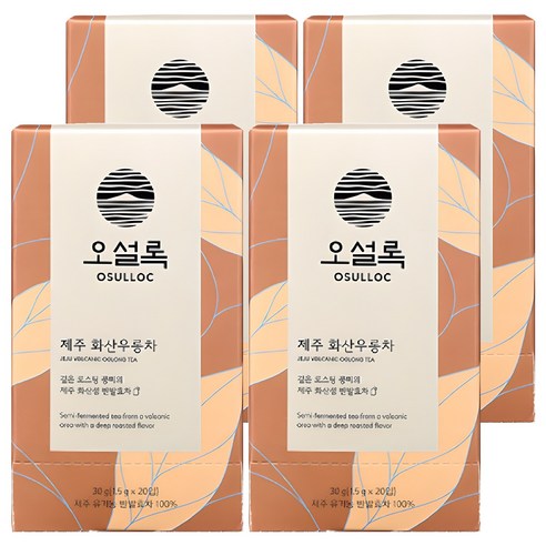 오설록 제주 화산우롱차, 1.5g, 20개입, 4개