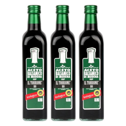 일토리오네 유기농 발사믹 식초, 500ml, 3개