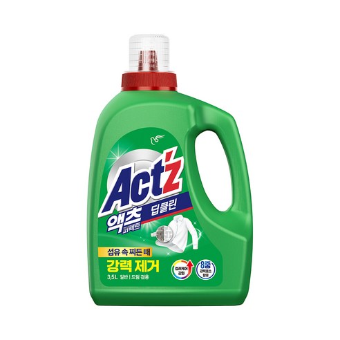 액츠 퍼펙트 딥클린 액상세제 본품, 3.5L, 1개