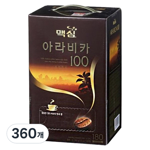 맥심 아라비카 100 커피믹스, 11.8g, 180개, 2개
