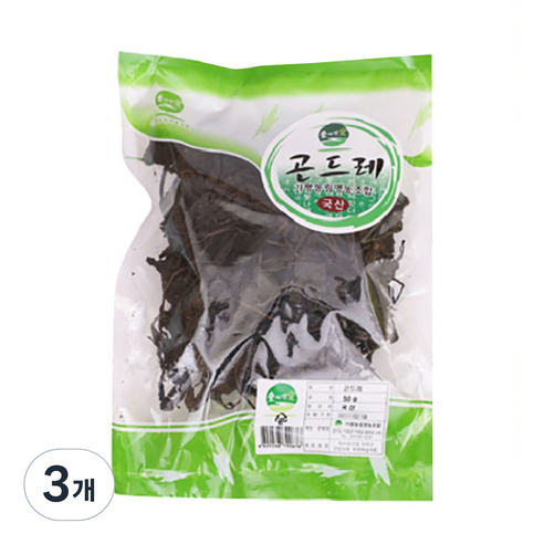 숲자연애 곤드레, 50g, 3개