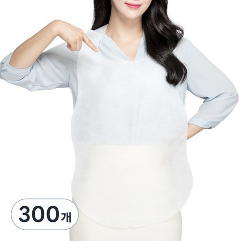 소프런 SHARP 일회용 앞치마, 화이트, 300개