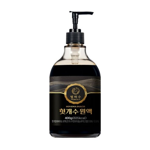 별하수 97% 청춘하루 헛개수 원액 400g, 3개