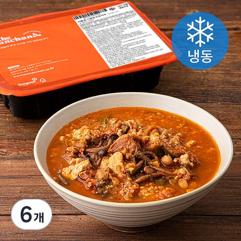 더반찬 시골 청국장 찌개 (냉동), 550g, 6개