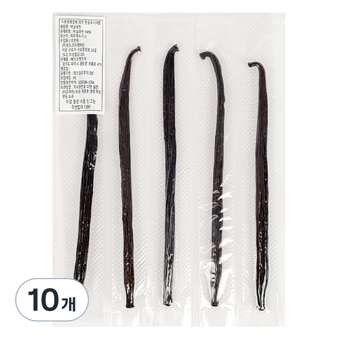 바닐라빈 B등급, 3.2g, 10개