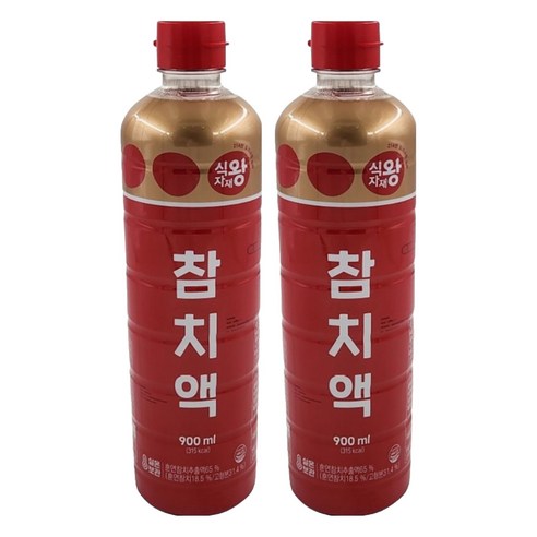 식자재왕 참치액, 900ml, 2개