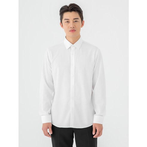 구김 없는 스타일과 편안함을 위한 캐럿 남성용 정장 슬림핏 와이셔츠