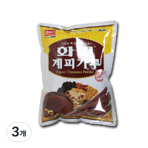 화미제당 계피가루, 1kg, 3개