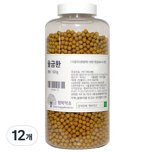 행복약초 울금환, 12개, 500g