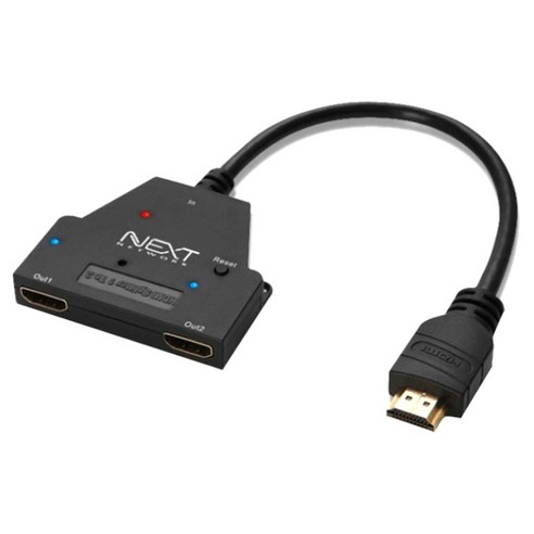 한성모니터 추천상품 넥스트 이지넷 유비쿼터스 HDMI 1대2 모니터 분배기 NEXT-0102SPC 소개
