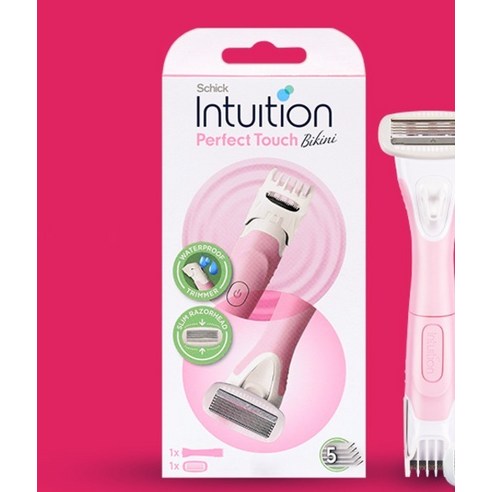 섬세한 아름다움을 위한 필수품, 쉬크 인튜이션 퍼펙트터치 비키니 바디트리머